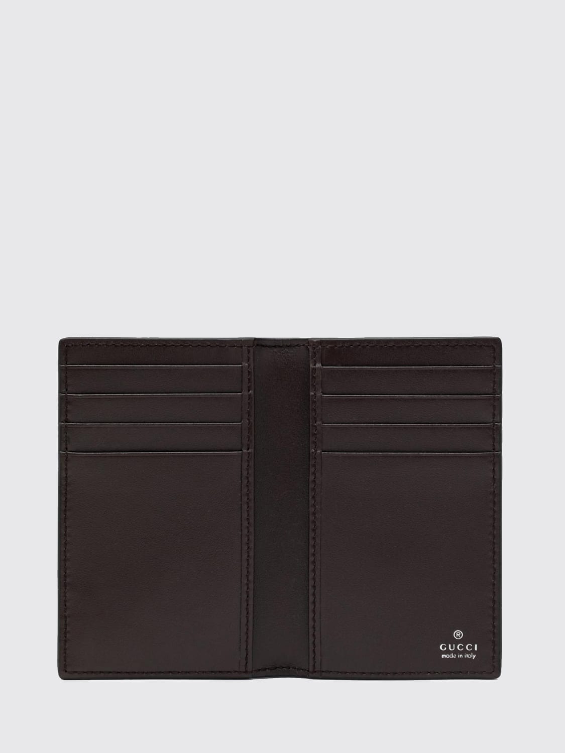 GUCCI WALLET: Wallet men Gucci, Brown - Img 2