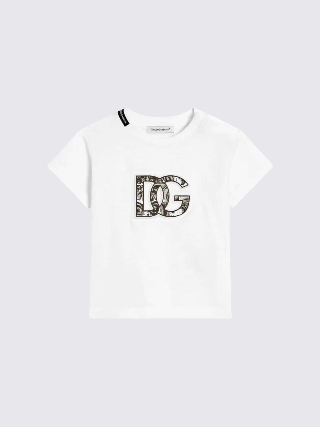 DOLCE & GABBANA T-SHIRT: T-shirt kids Dolce & Gabbana, White - Img 1