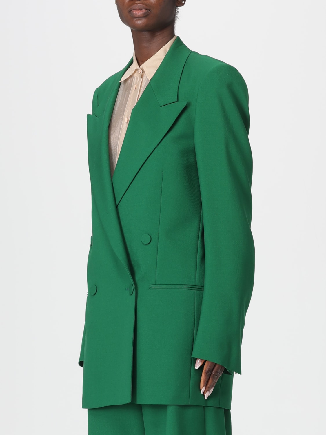 DRIES VAN NOTEN VESTE: Blazer femme Dries Van Noten, Vert - Img 4