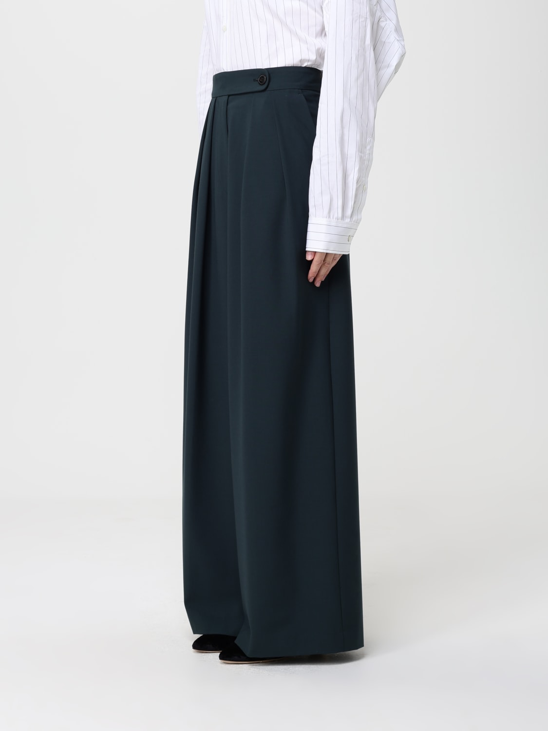 DRIES VAN NOTEN PANTS: Pants woman Dries Van Noten, Green - Img 4
