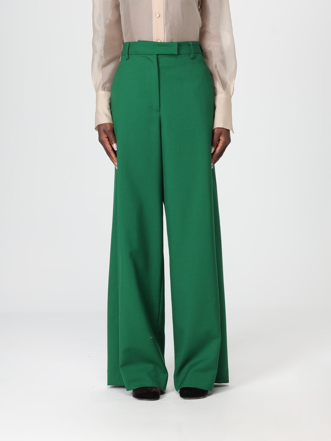 DRIES VAN NOTEN PANTALON: Pantalon femme Dries Van Noten, Vert - Img 1