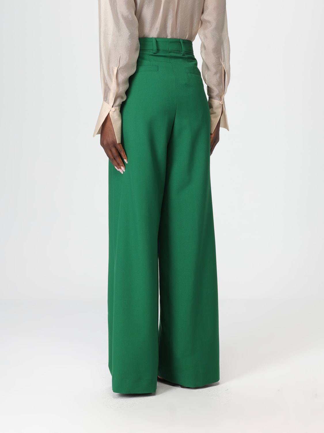 DRIES VAN NOTEN PANTALON: Pantalon femme Dries Van Noten, Vert - Img 3