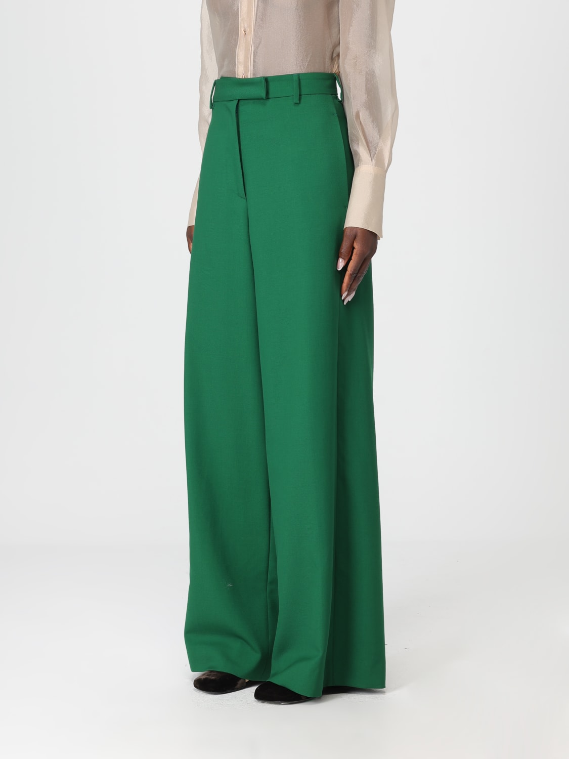 DRIES VAN NOTEN PANTALON: Pantalon femme Dries Van Noten, Vert - Img 4