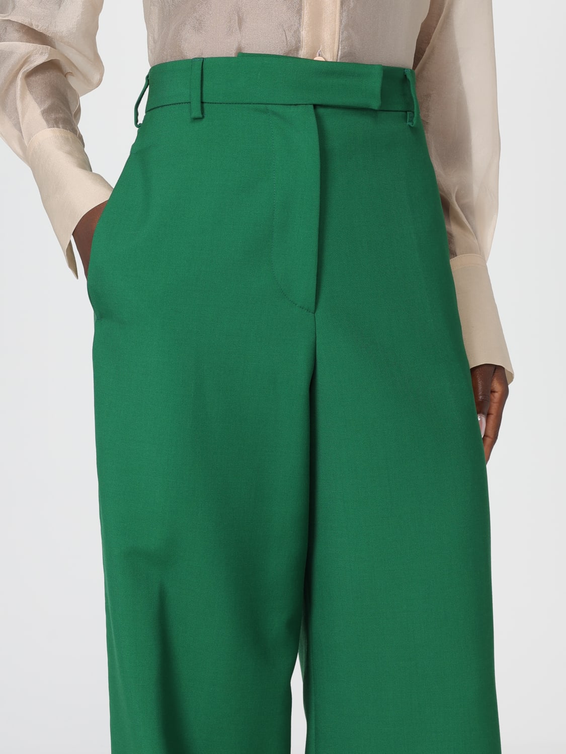 DRIES VAN NOTEN PANTALON: Pantalon femme Dries Van Noten, Vert - Img 5