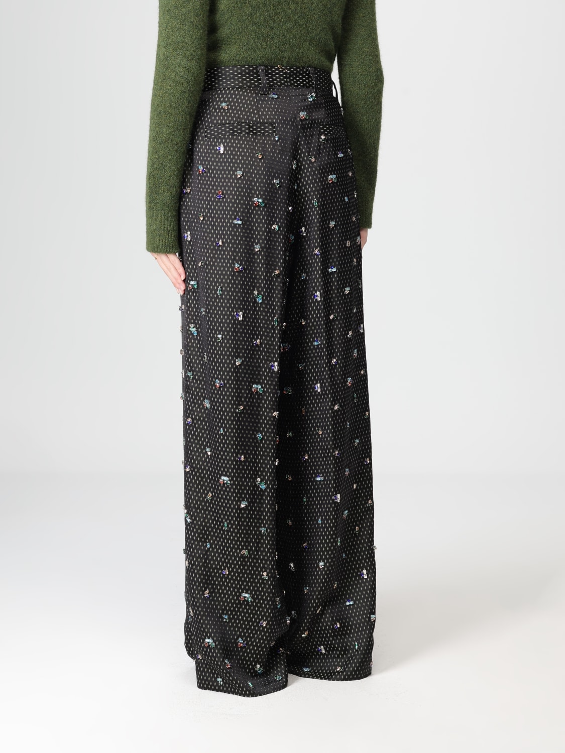 DRIES VAN NOTEN PANTS: Pants woman Dries Van Noten, Black - Img 3
