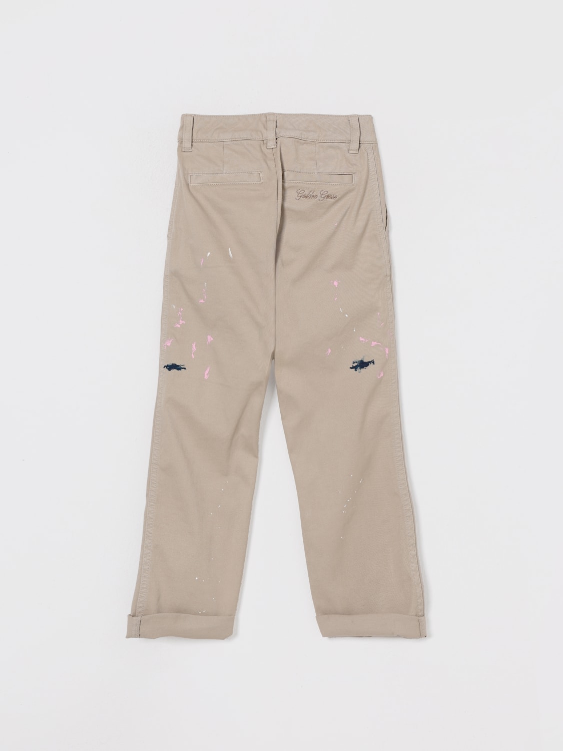 GOLDEN GOOSE PANTALONES: Pantalones niños Golden Goose, Beige - Img 2
