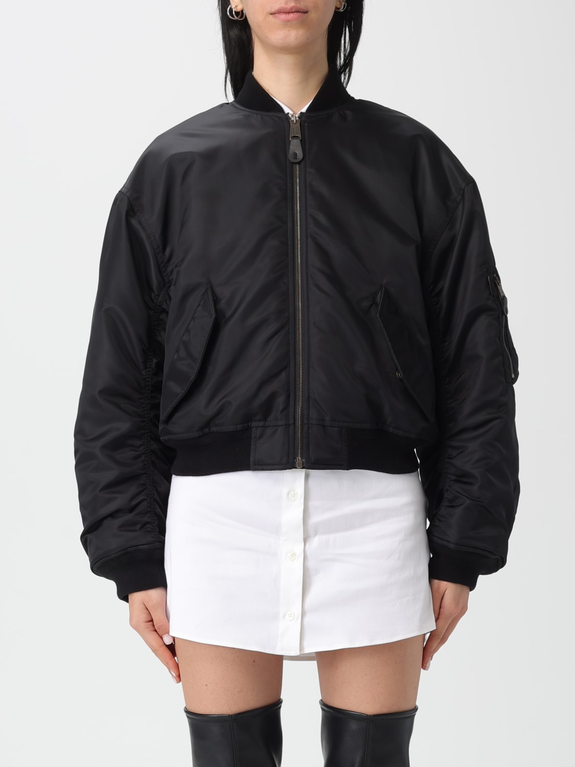 BALENCIAGA JACKET: Jacket woman Balenciaga, Black - Img 1