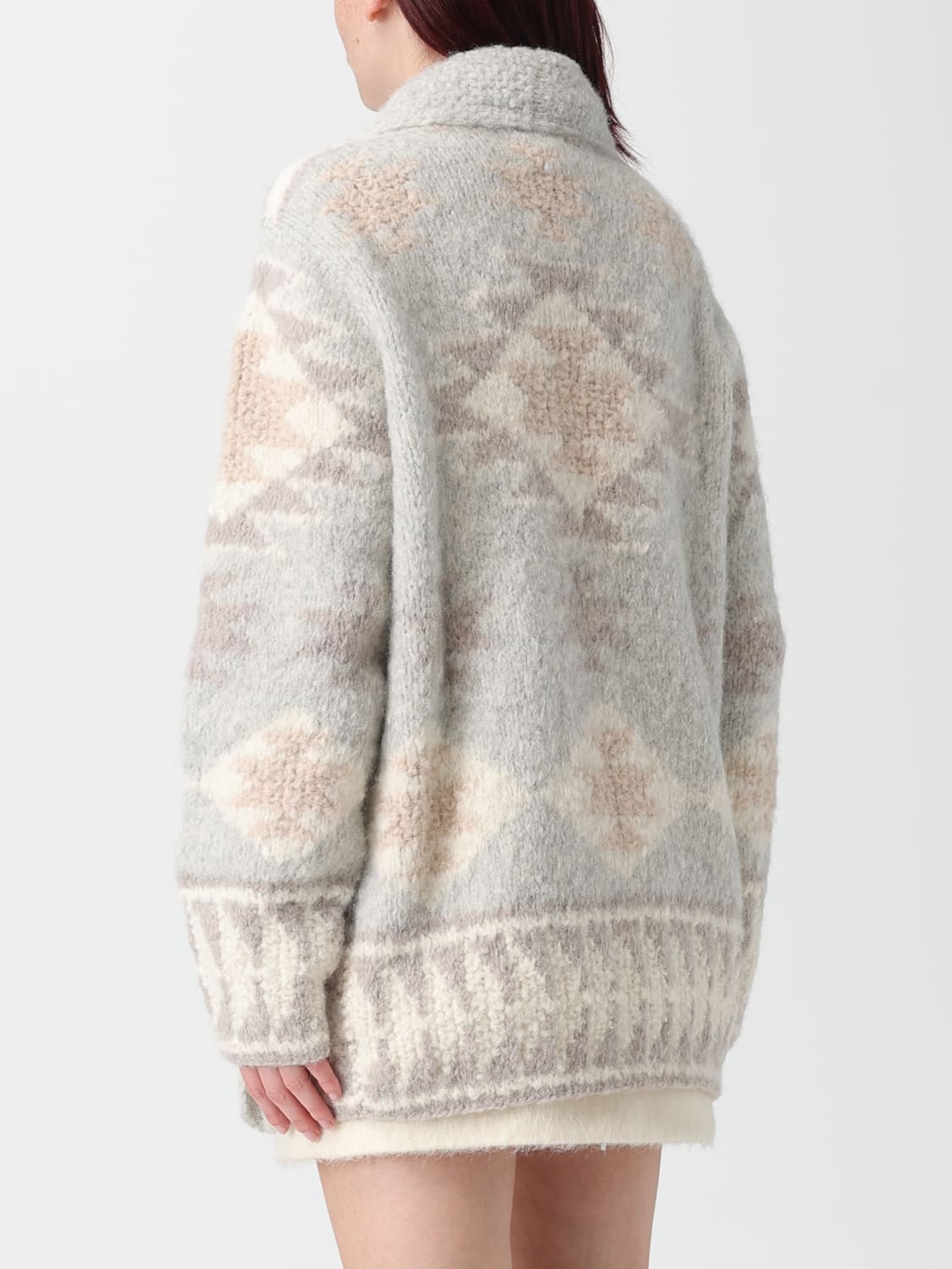 FRANTIC PULLOVER: Strickjacke damen Frantic, Grau - Img 2