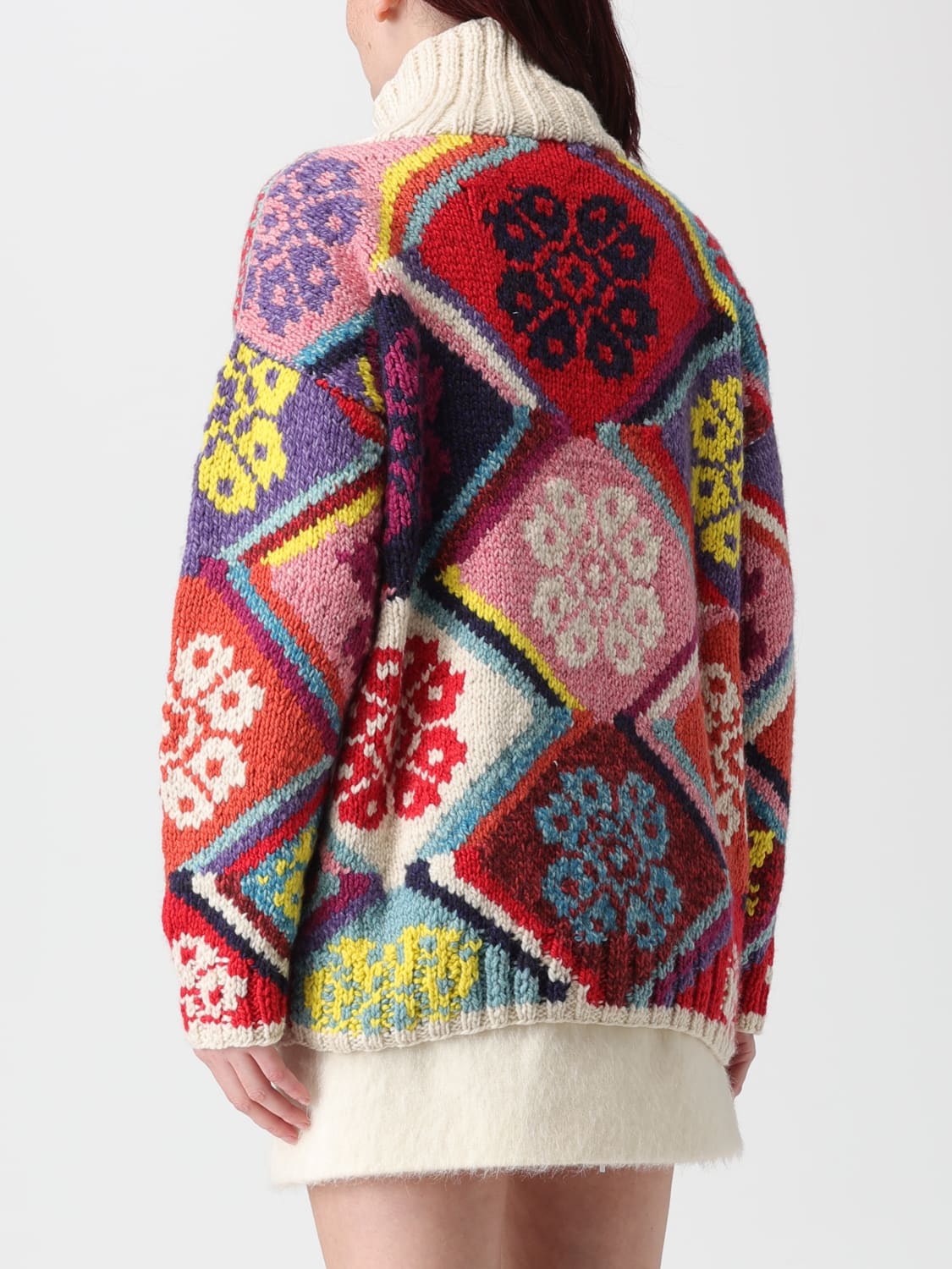 FRANTIC SWEATER: Cardigan woman Frantic, Multicolor - Img 2