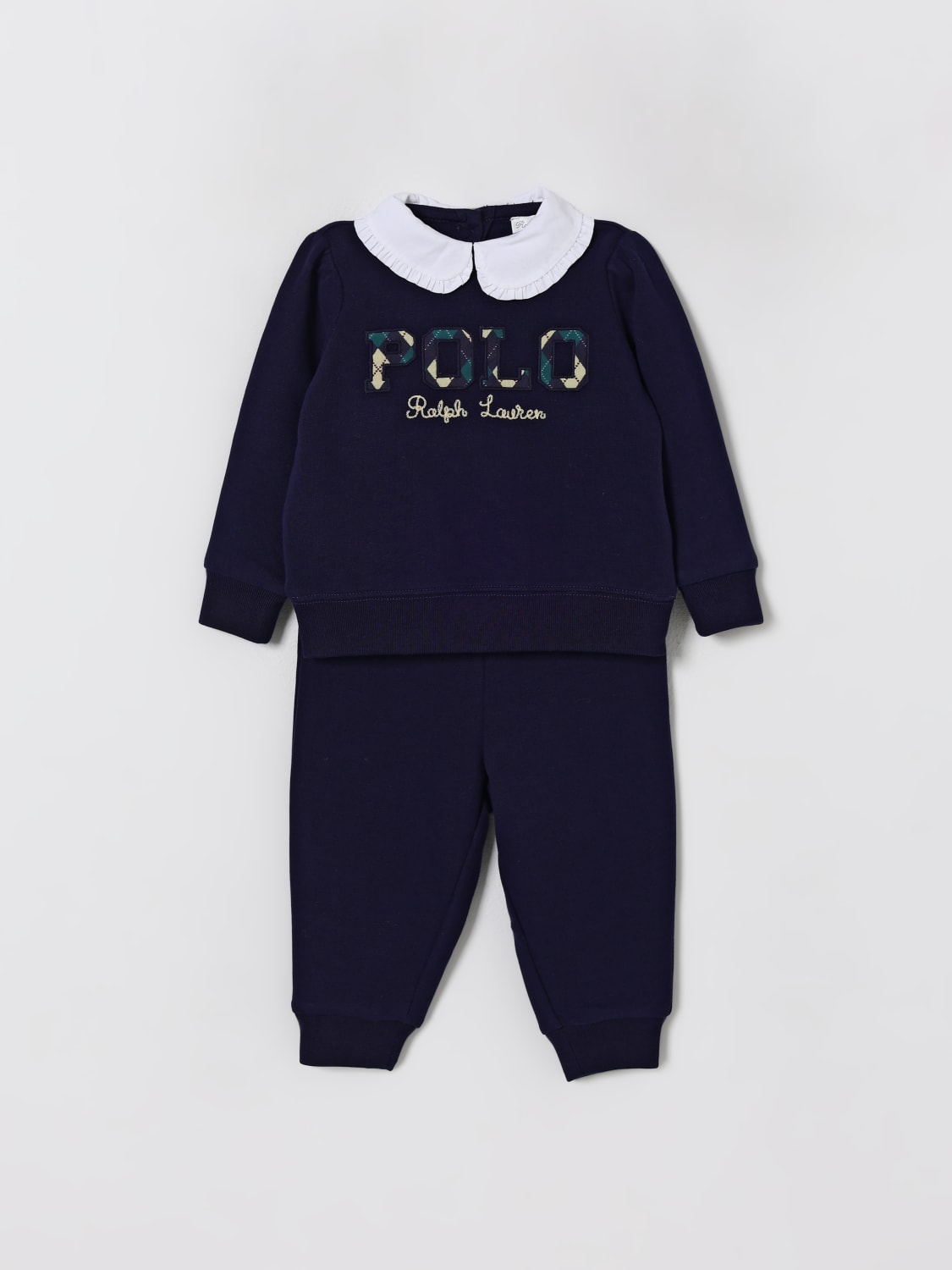 POLO RALPH LAUREN JUMPSUIT: Pants kids Polo Ralph Lauren, Navy - Img 1
