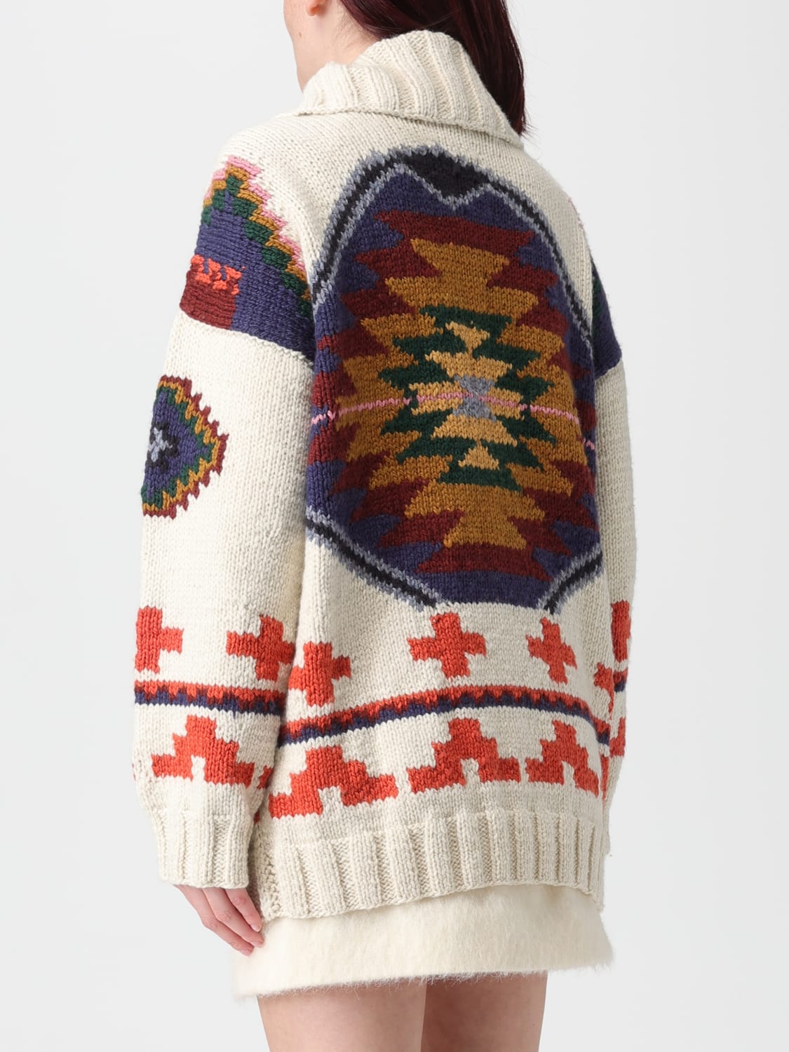 FRANTIC PULLOVER: Strickjacke damen Frantic, Beige - Img 2