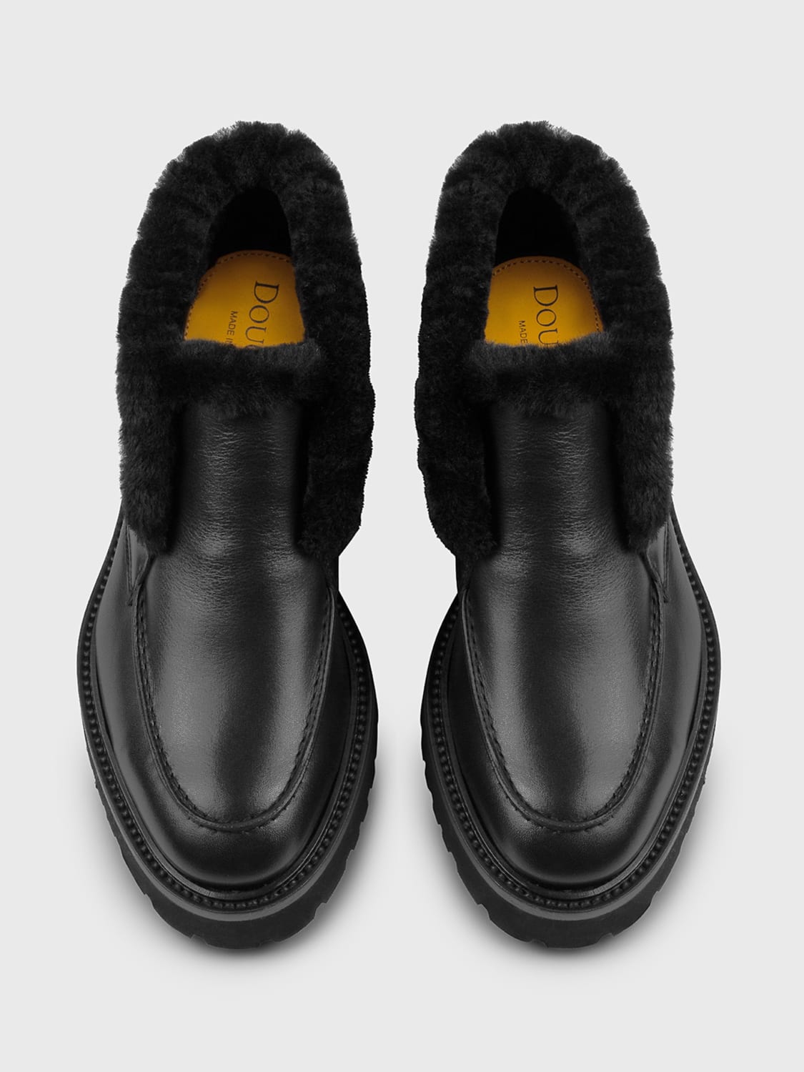 DOUCAL'S BOOTS: Flat ankle boot woman Doucal's, Black - Img 3