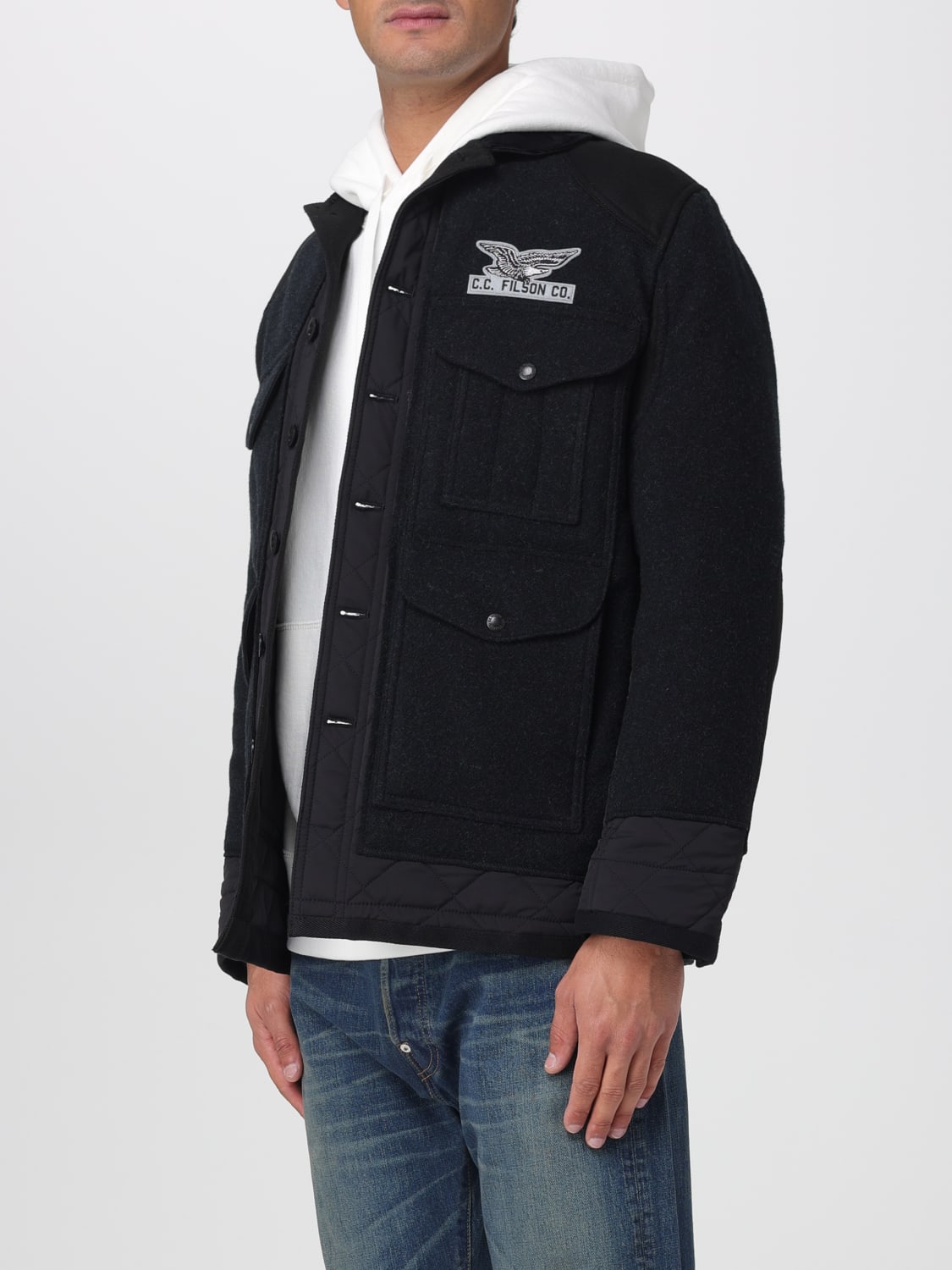 JUNYA WATANABE JACKET: Jacket men Junya Watanabe, Grey - Img 4