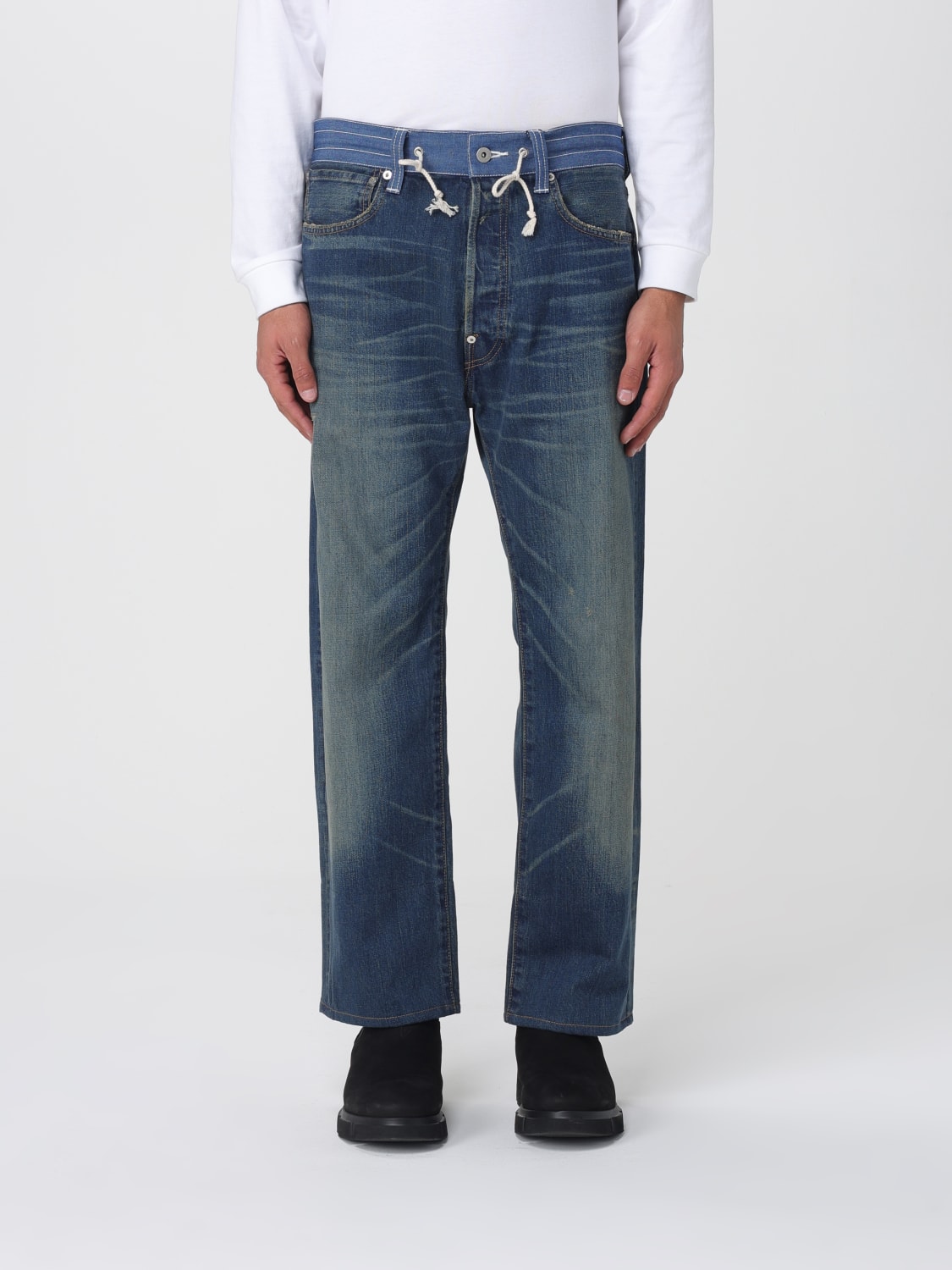 JUNYA WATANABE X LEVI'S ДЖИНСЫ: Брюки Мужское Junya Watanabe, Синий - Img 1