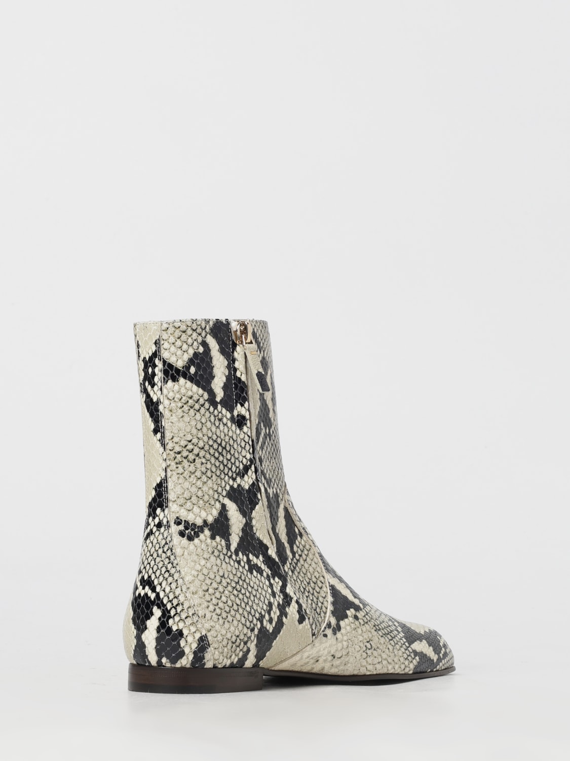 KHAITE BOOTS: Flat ankle boot woman Khaite, Beige - Img 3