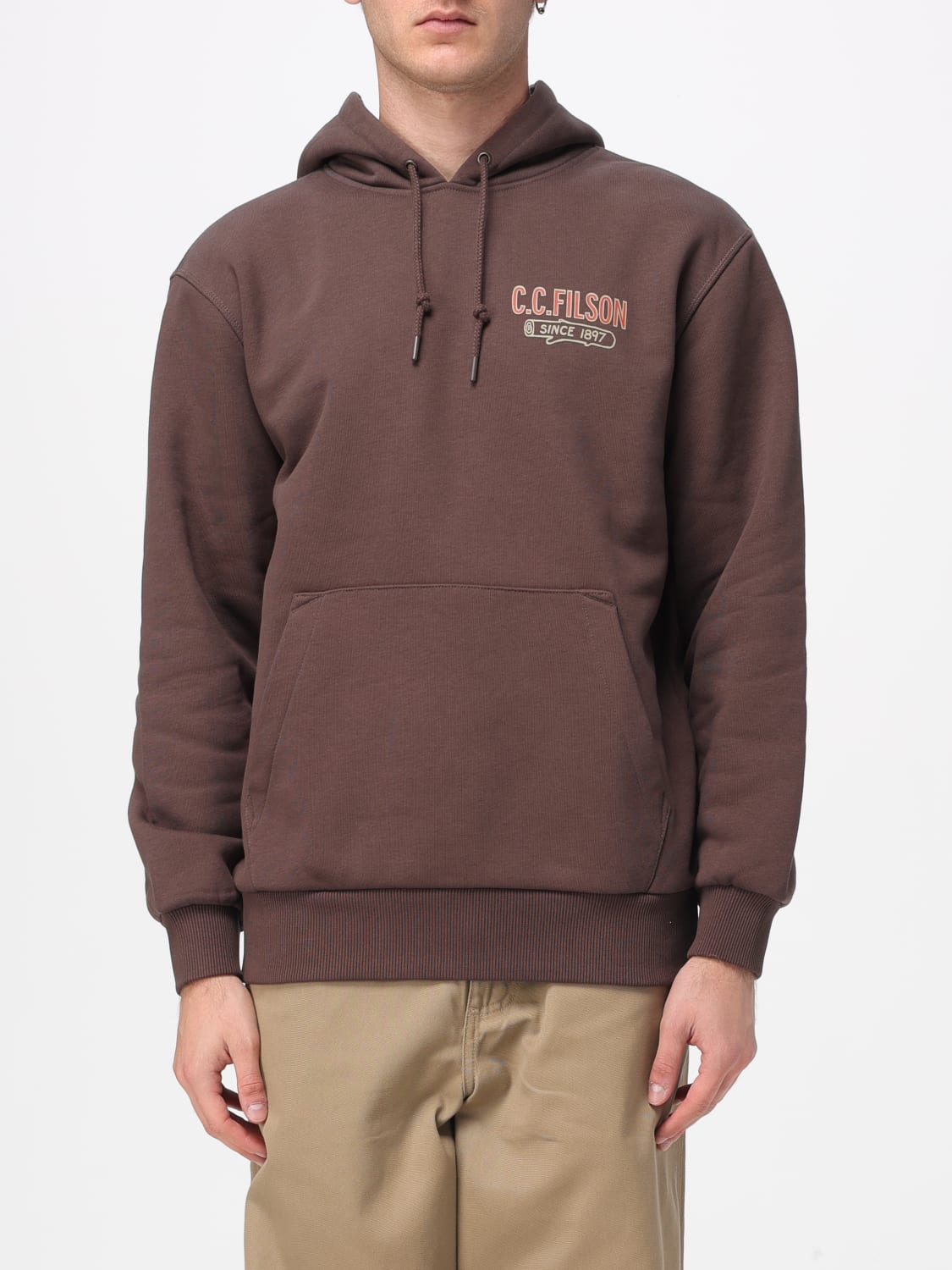 FILSON SWEATSHIRT: Sweatshirt men Filson, Brown - Img 1