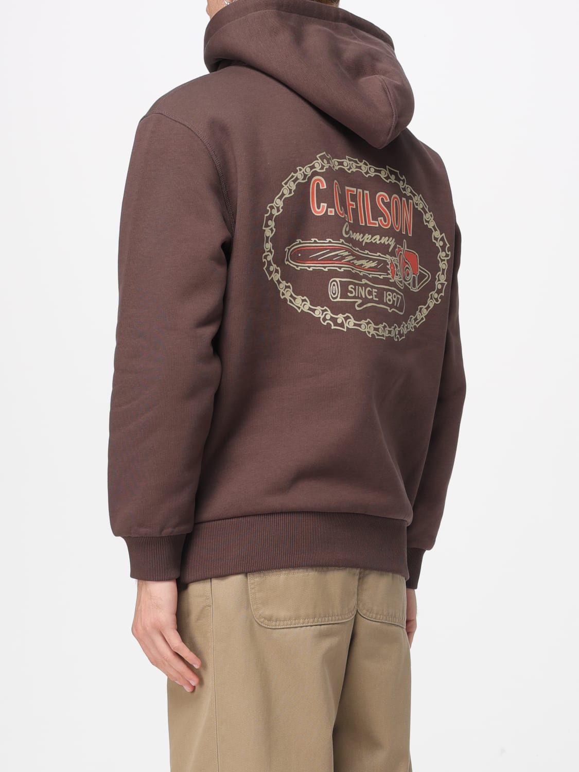 FILSON SWEATSHIRT: Sweatshirt men Filson, Brown - Img 2