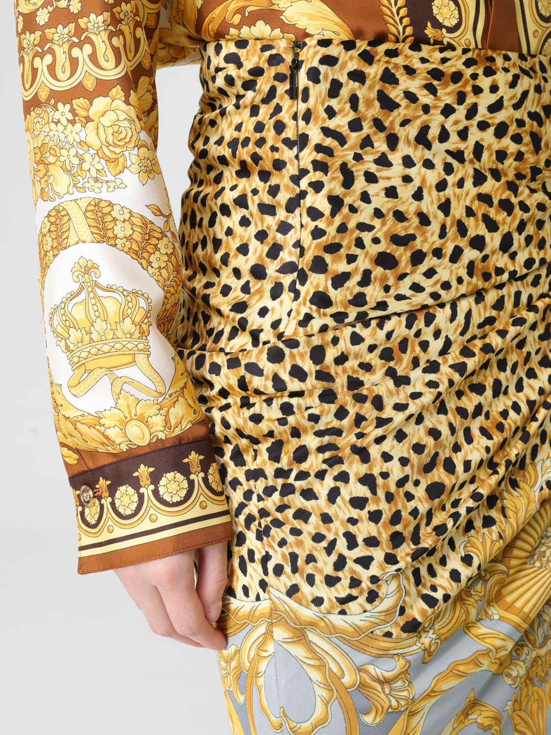 VERSACE SKIRT: Skirt woman Versace, Grey - Img 5