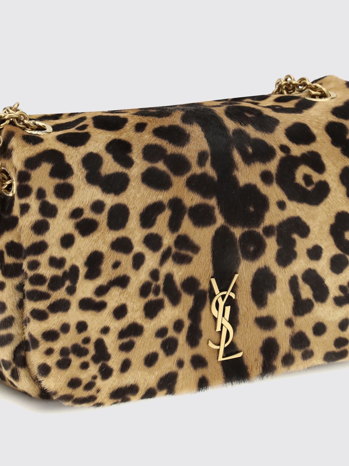 SAINT LAURENT MINI BAG: Shoulder bag woman Saint Laurent, Mustard - Img 3