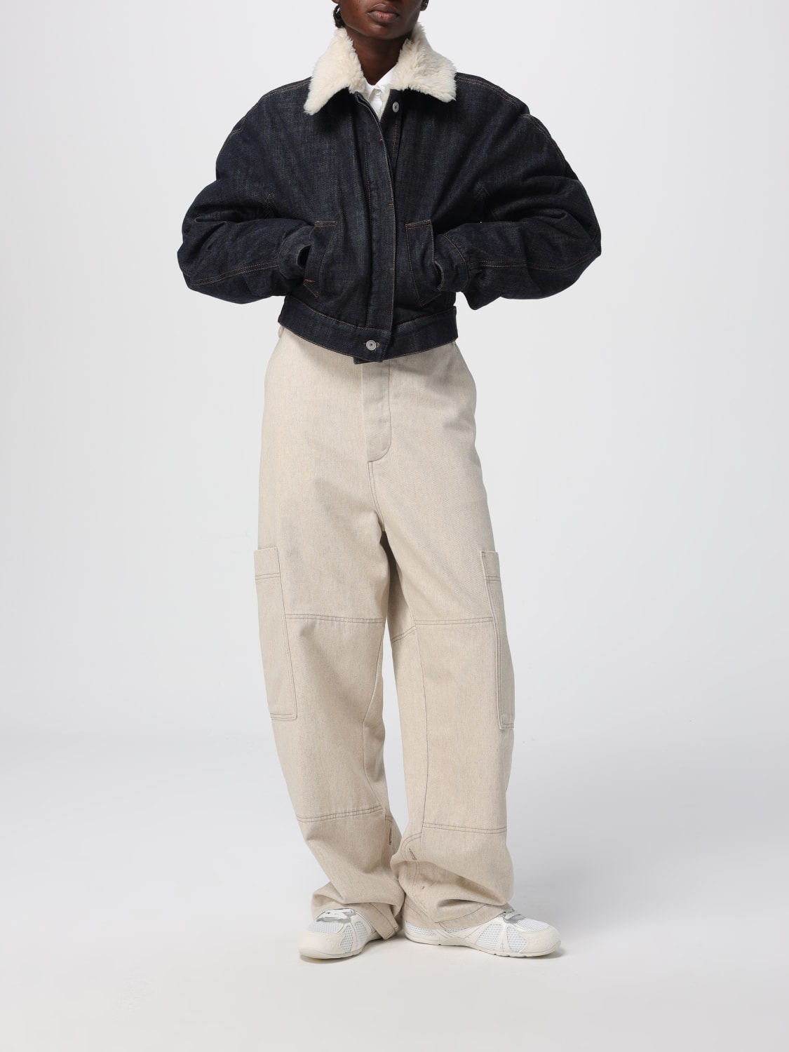 JACQUEMUS JACKET: Sweatshirt woman Jacquemus, Navy - Img 2