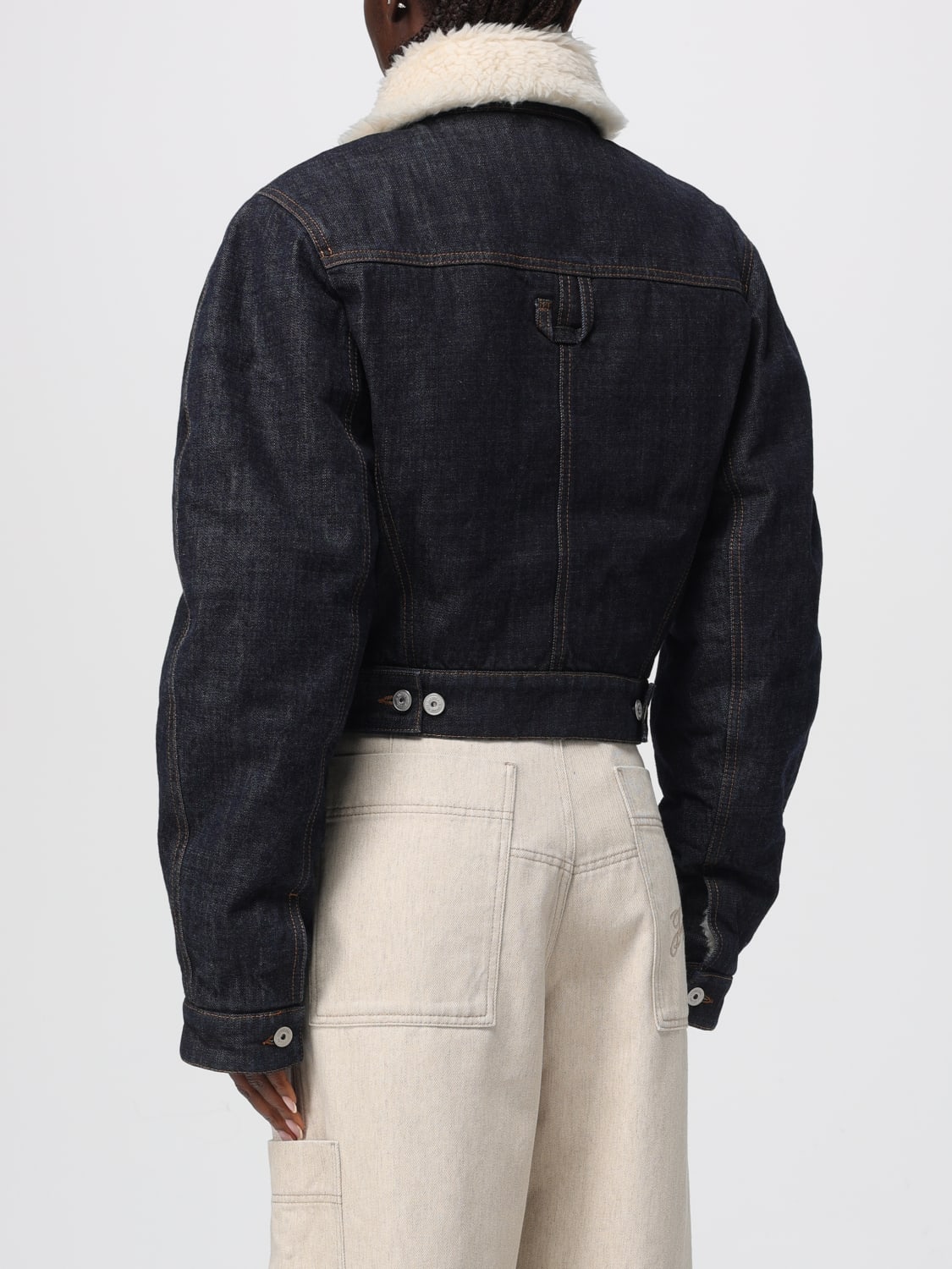 JACQUEMUS JACKET: Sweatshirt woman Jacquemus, Navy - Img 3