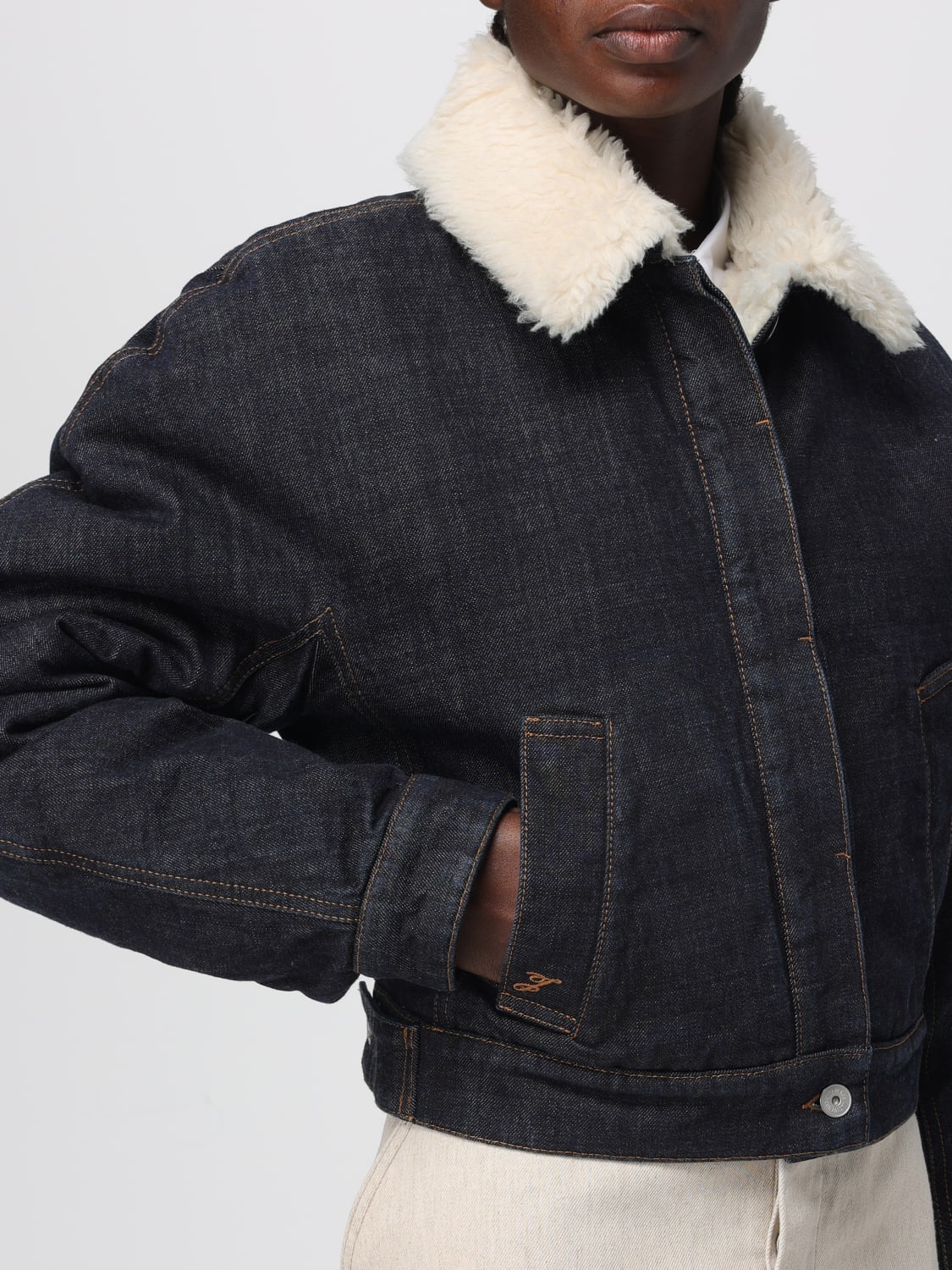 JACQUEMUS JACKET: Sweatshirt woman Jacquemus, Navy - Img 5