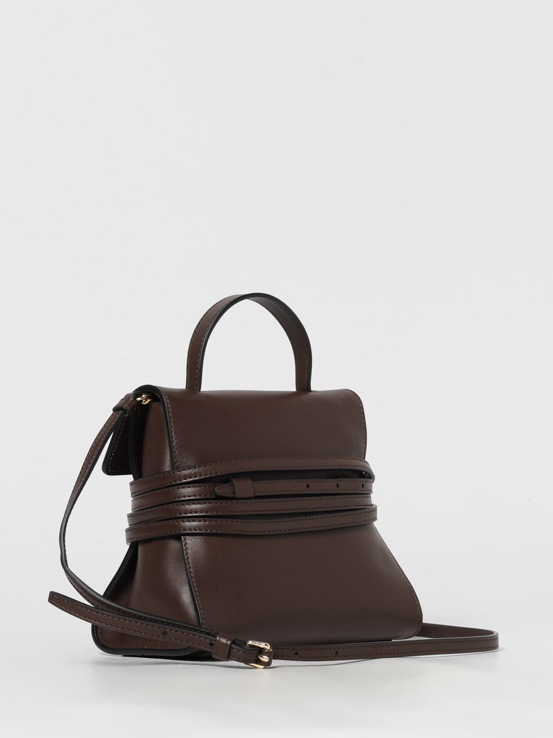 MOSCHINO COUTURE MINI BAG: Handbag woman Moschino Couture, Brown - Img 3