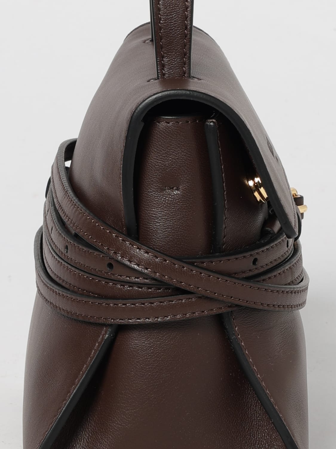 MOSCHINO COUTURE MINI BAG: Handbag woman Moschino Couture, Brown - Img 4