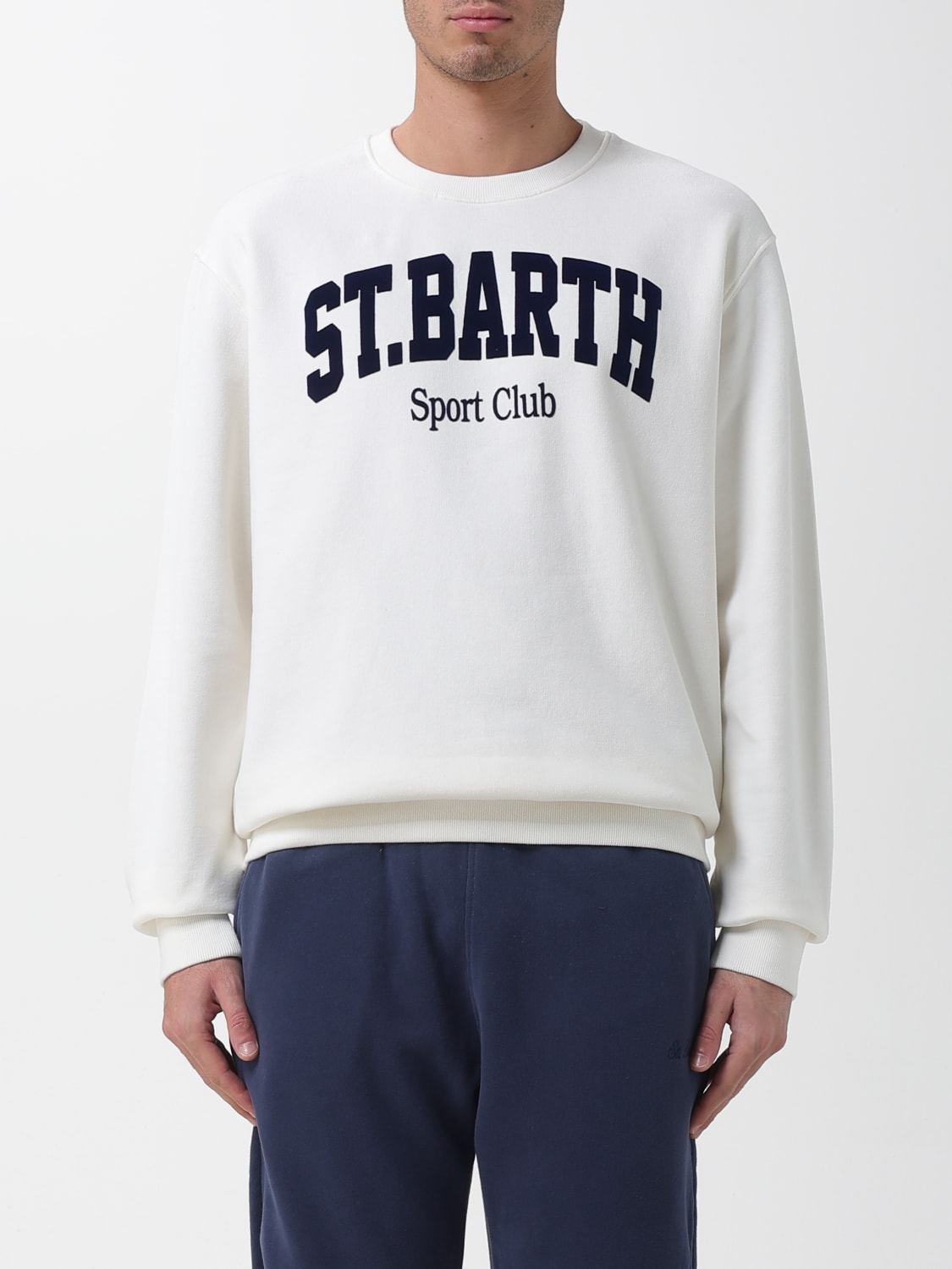 MC2 SAINT BARTH SWEATSHIRT: Sweater men Mc2 Saint Barth, White - Img 1