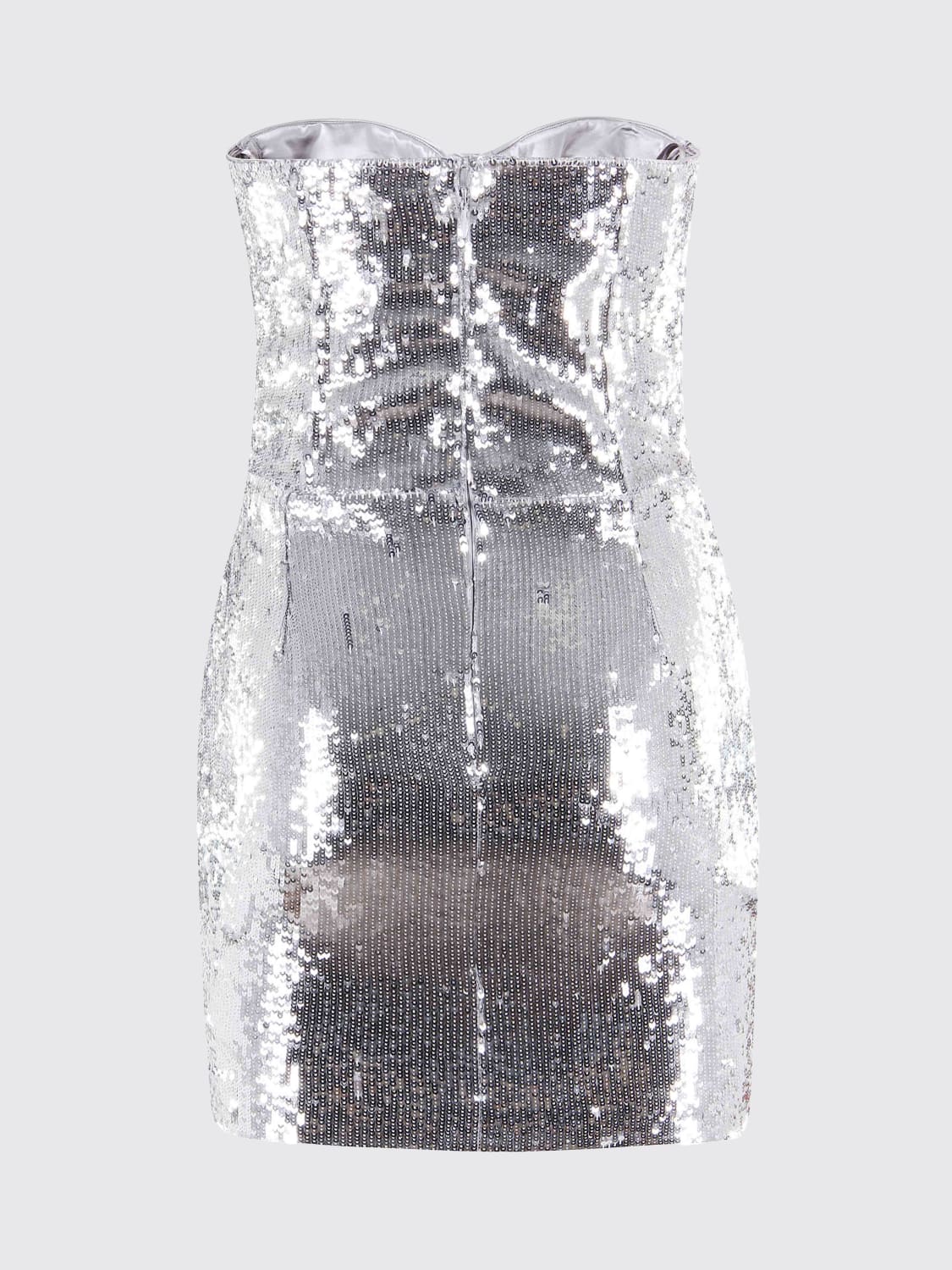 THE NEW ARRIVALS ROBE: Robe femme The New Arrivals, Argent - Img 2