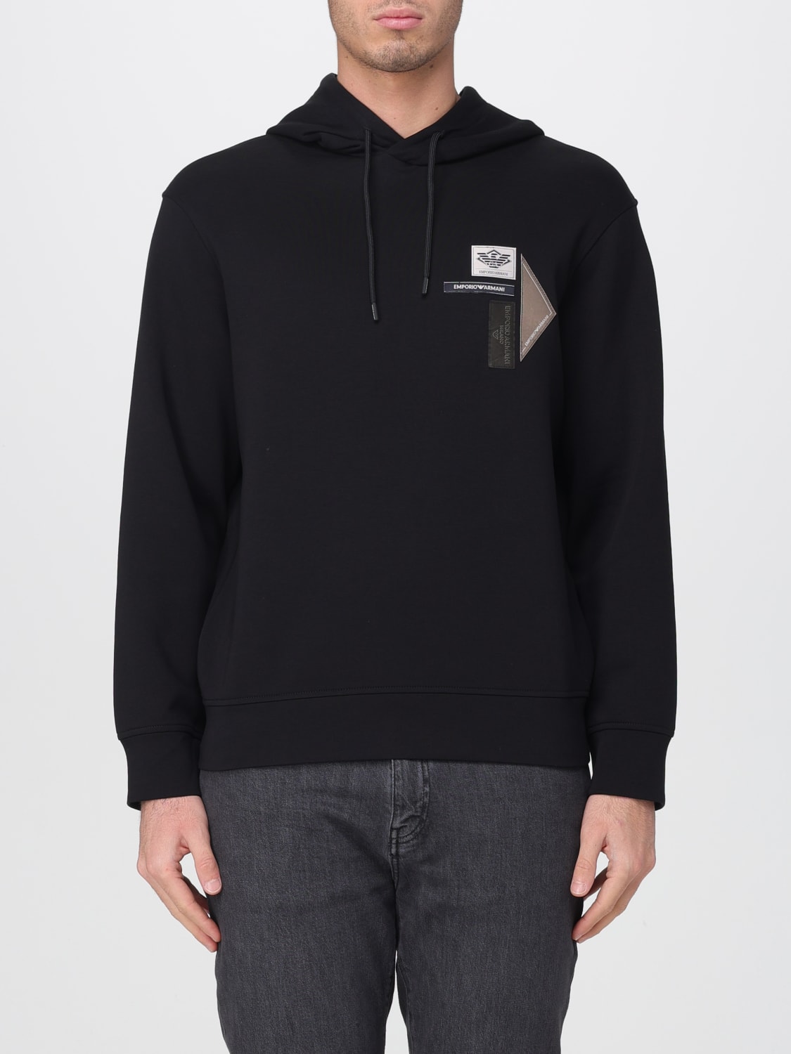EMPORIO ARMANI SWEATSHIRT: Sweatshirt men Emporio Armani, Black - Img 1
