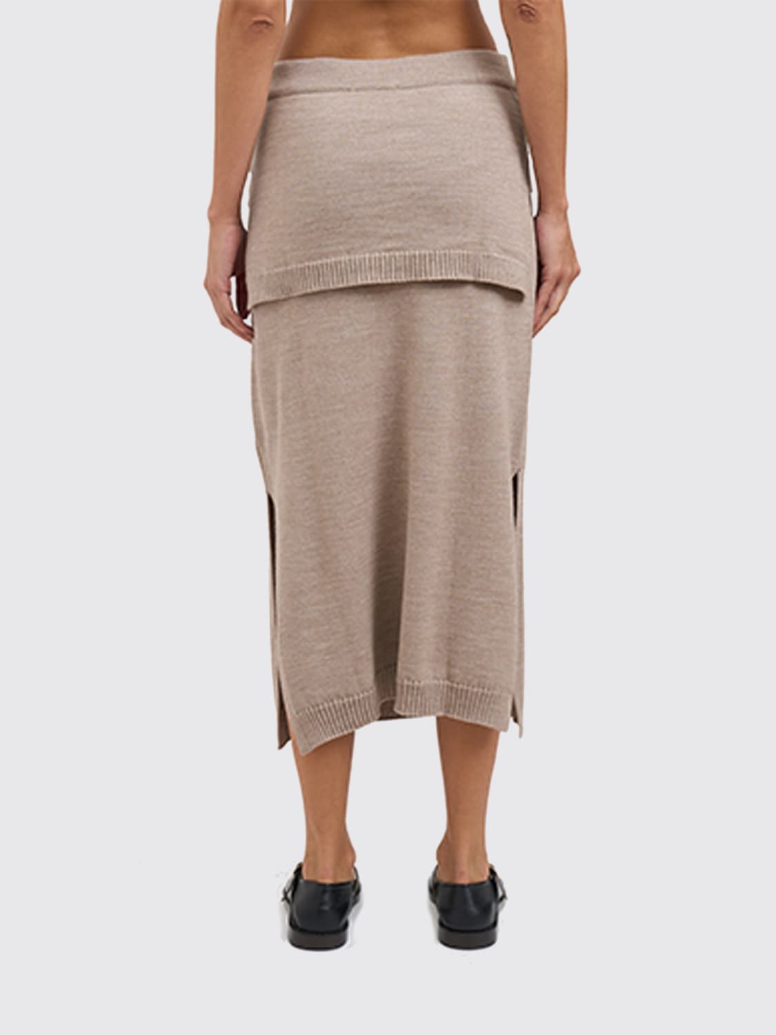 LEMAIRE FALDA: Falda mujer Lemaire, Nata - Img 2