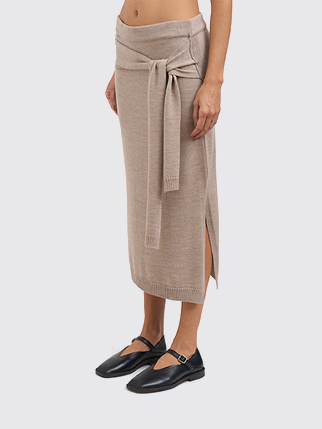 LEMAIRE FALDA: Falda mujer Lemaire, Nata - Img 3