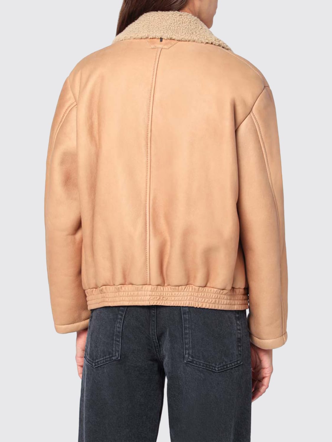 SALVATORE SANTORO GIACCA: Bomber Salvatore Santoro in pelle , Nudo - Img 4