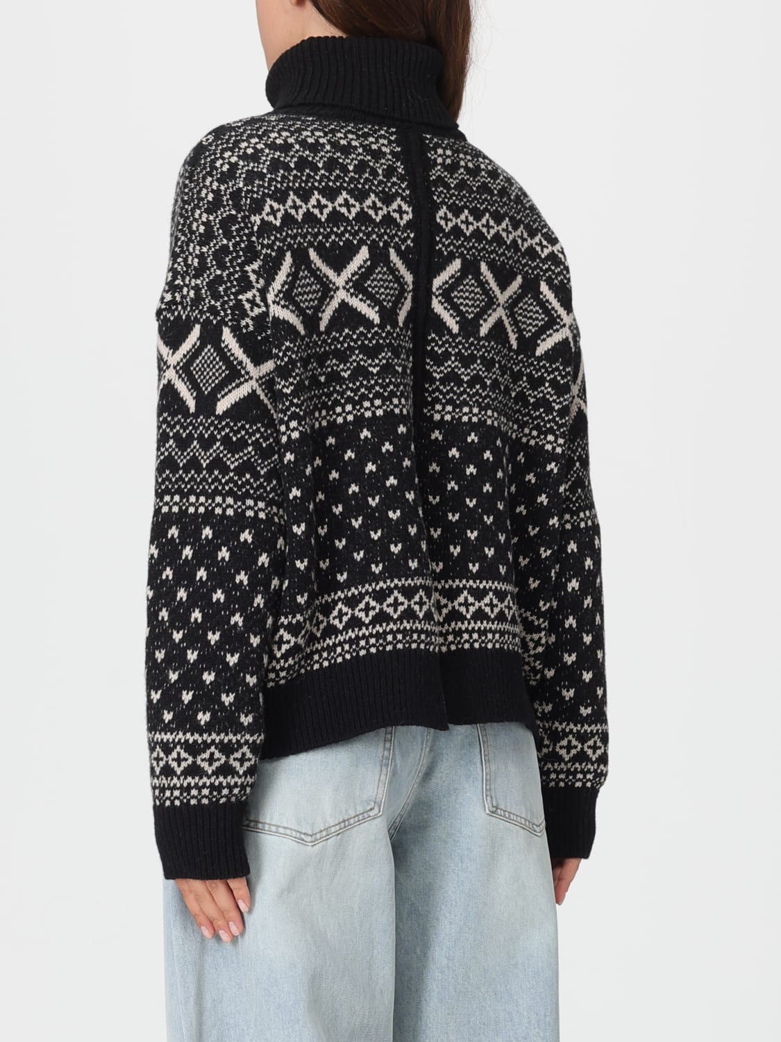 SEMICOUTURE SWEATER: Sweater woman Semicouture, Black - Img 2