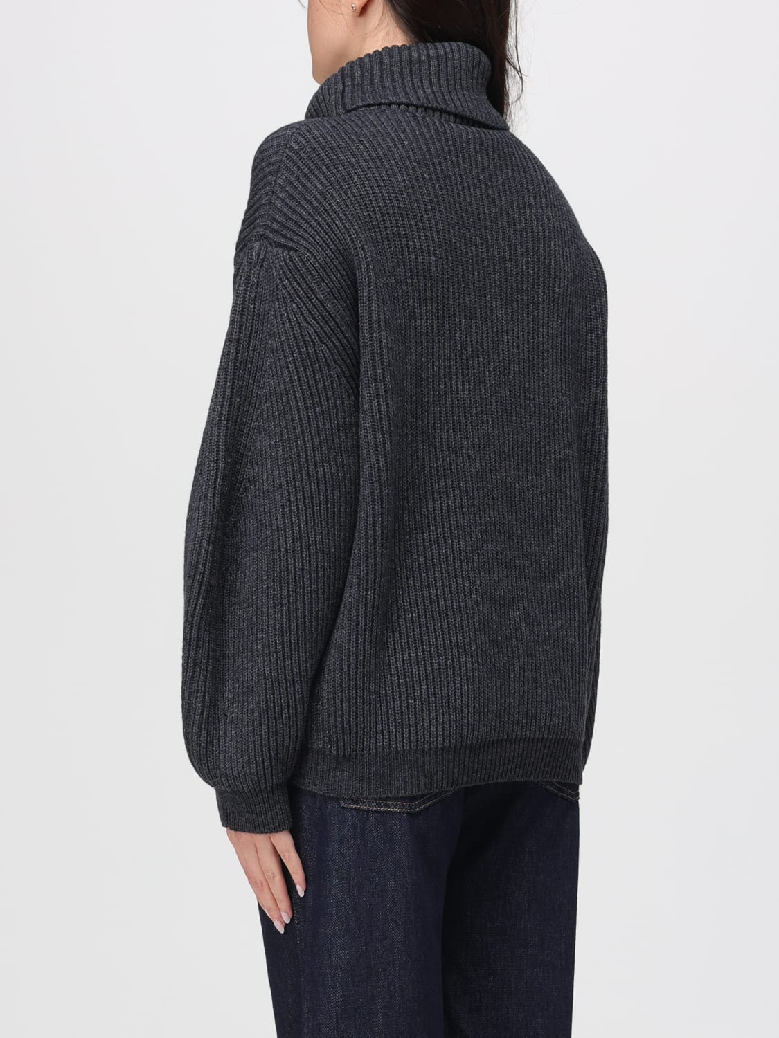 SEMICOUTURE PULLOVER: Pullover damen Semicouture, Grau - Img 2