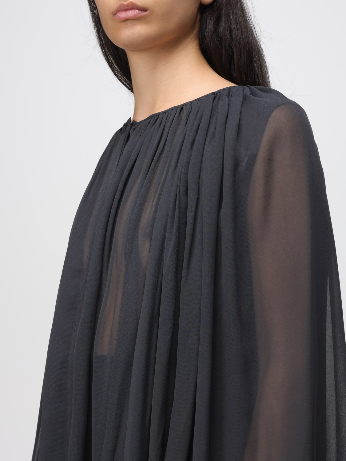 SEMICOUTURE TOP: Camisa mujer Semicouture, Gris - Img 3