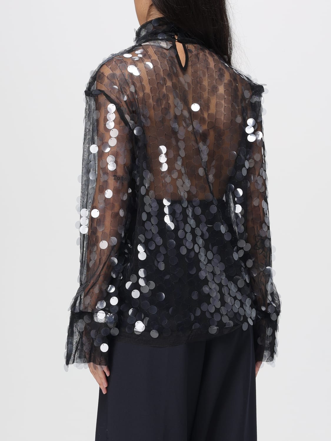 SEMICOUTURE TOP: Pullover damen Semicouture, Schwarz - Img 2