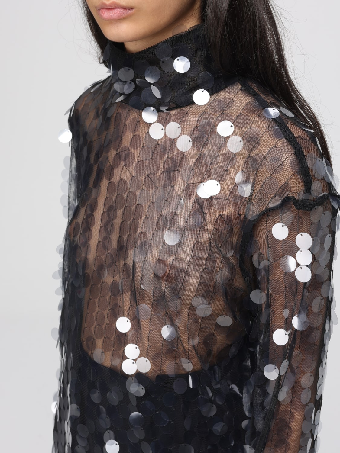 SEMICOUTURE TOP: Pullover damen Semicouture, Schwarz - Img 3