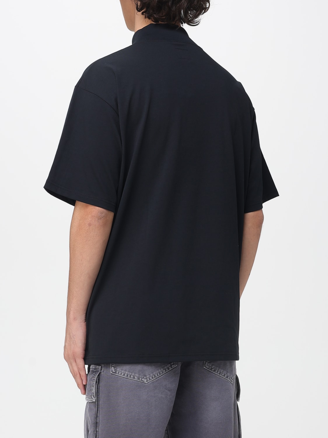 NEEDLES T-SHIRT: T-shirt in poliestere con logo Needles, Nero - Img 2