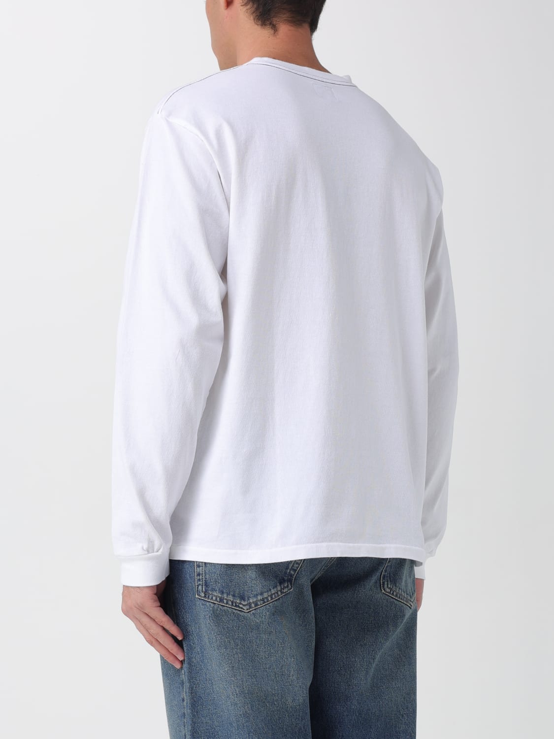 NEEDLES T-SHIRT: T-shirt a girocollo in cotone Needles, Bianco - Img 2