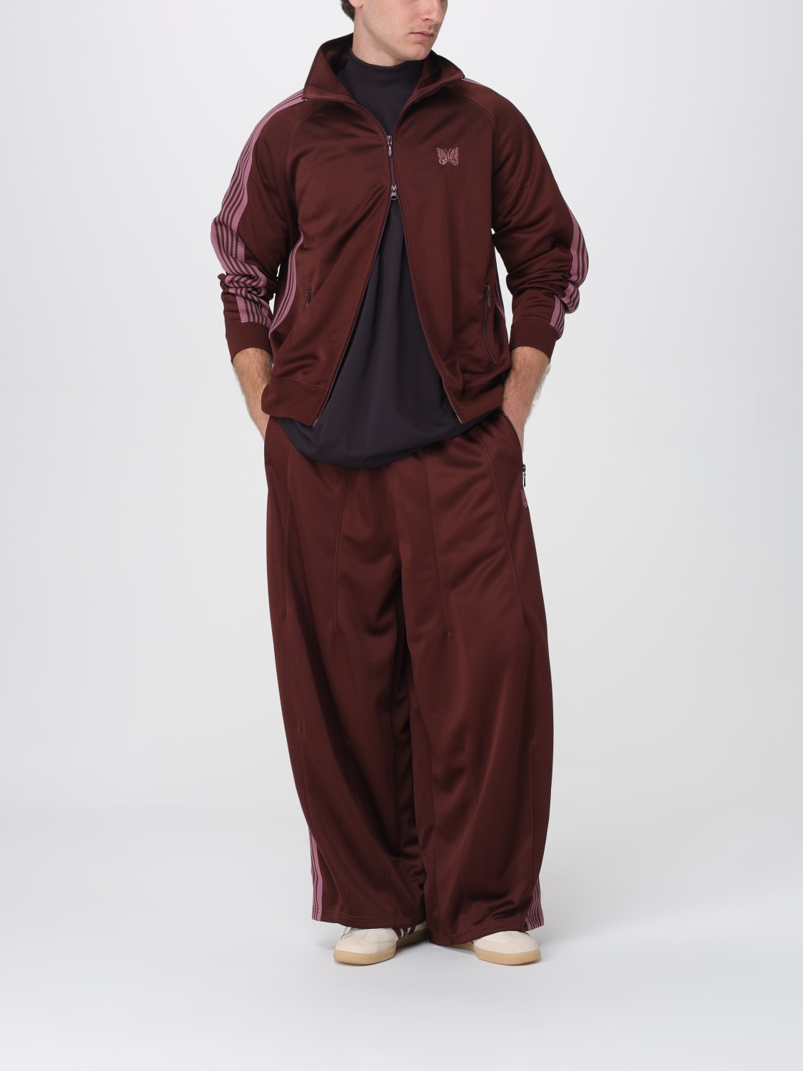 NEEDLES SWEATSHIRT: Sweater men Needles, Brown - Img 2