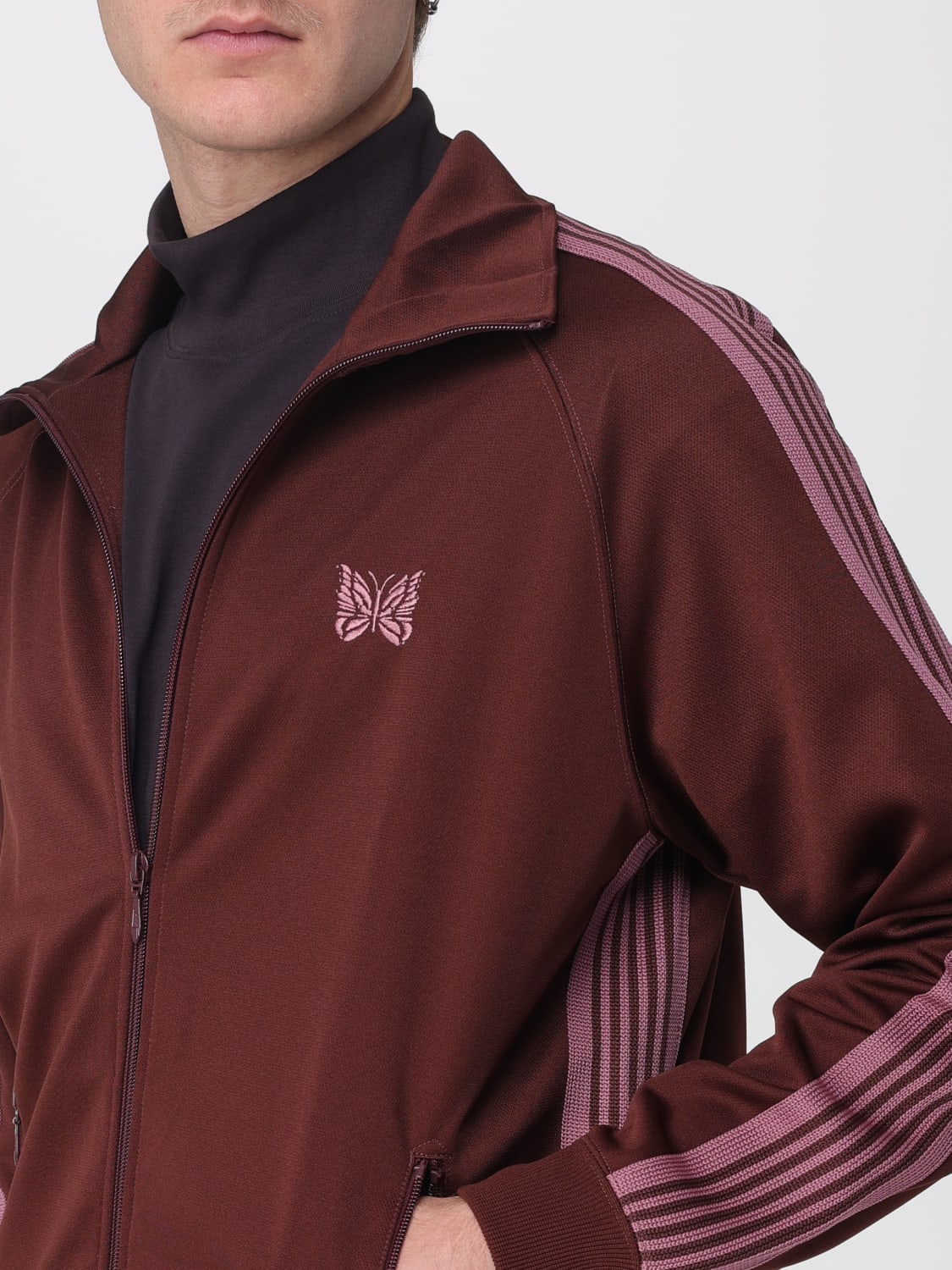 NEEDLES SWEATSHIRT: Sweater men Needles, Brown - Img 5