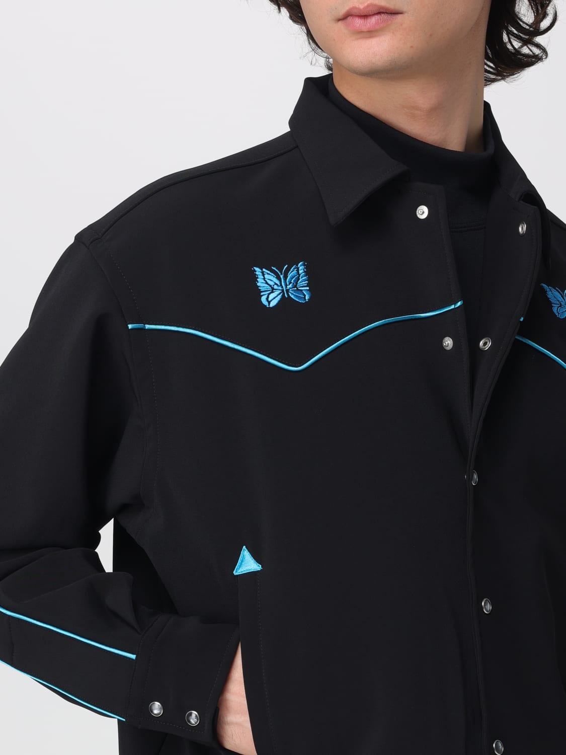 NEEDLES JACKET: Jacket men Needles, Black - Img 4