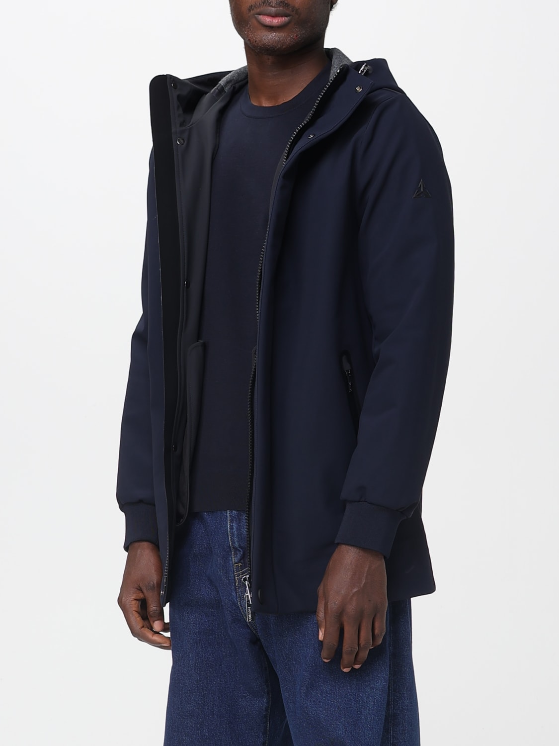 HESKIMO 大衣: 外套 男士 Heskimo, 蓝色 - Img 3