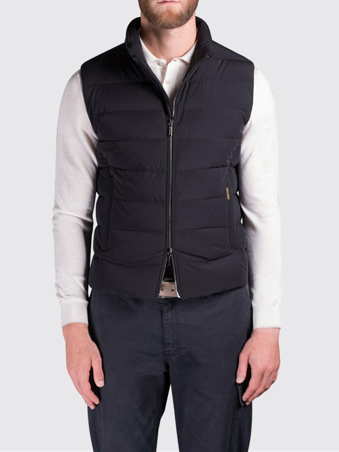 MOORER スーツベスト: ジャケット メンズ Moorer, ブルー - Img 1