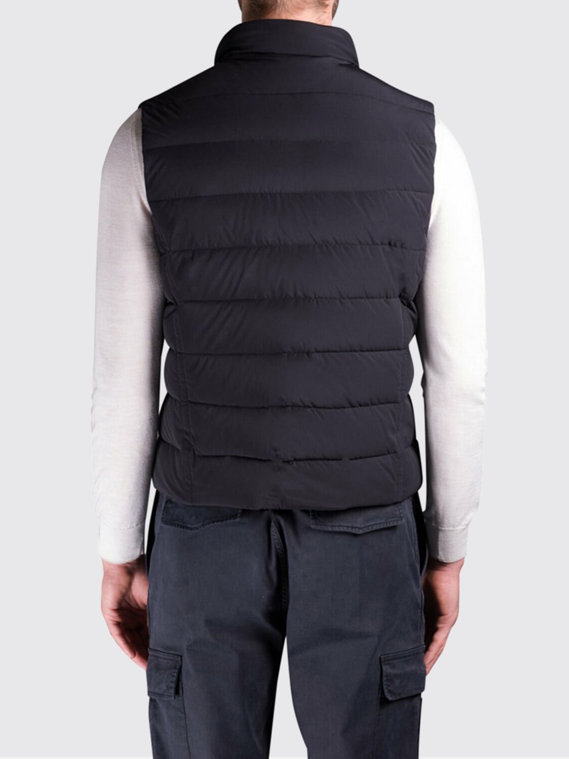 MOORER スーツベスト: ジャケット メンズ Moorer, ブルー - Img 2