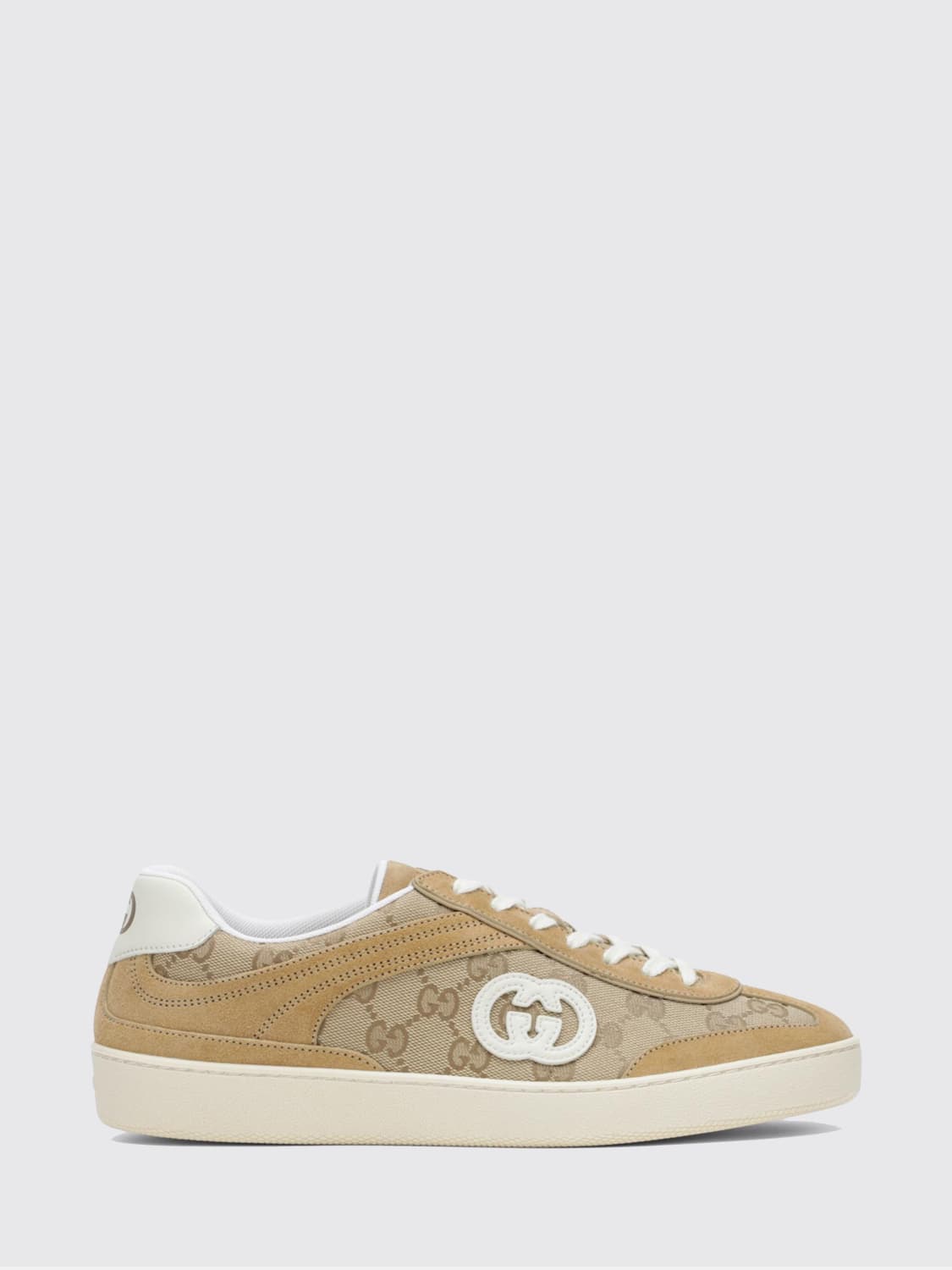 GUCCI SNEAKERS: Sneakers woman Gucci, Beige - Img 1