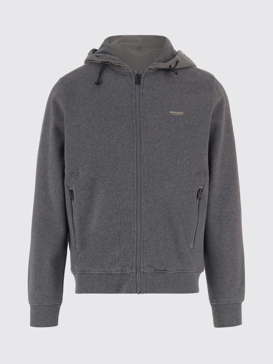 WOOLRICH SUDADERA: Jersey hombre Woolrich, Gris - Img 1