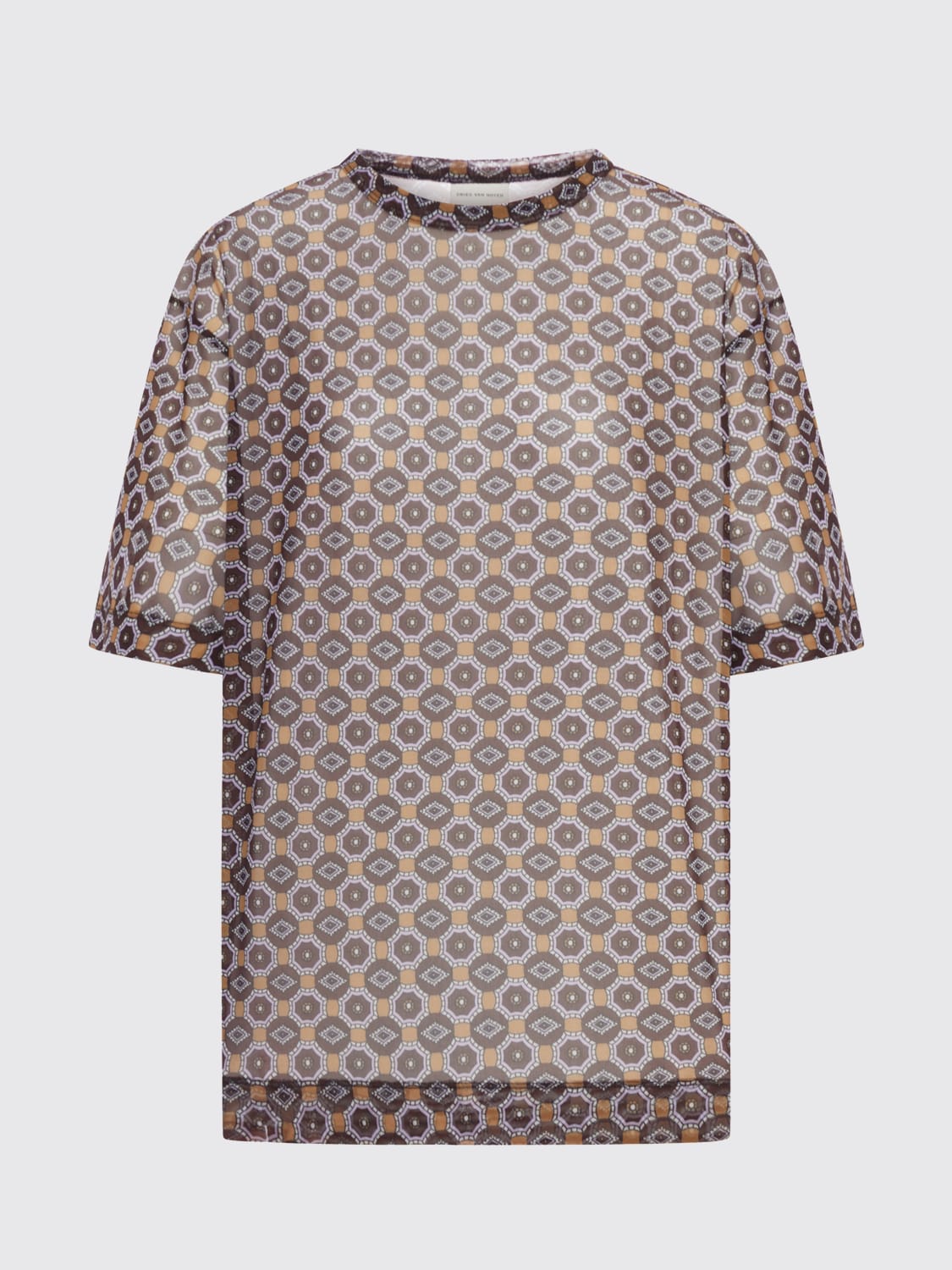 DRIES VAN NOTEN T-SHIRT: T-shirt woman Dries Van Noten, Brown - Img 1